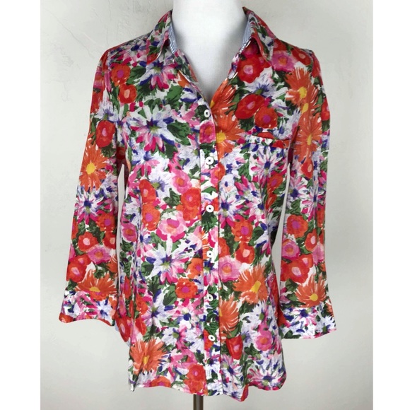 Anthropologie Tops - Anthropologie HD Paris Floral Button Down